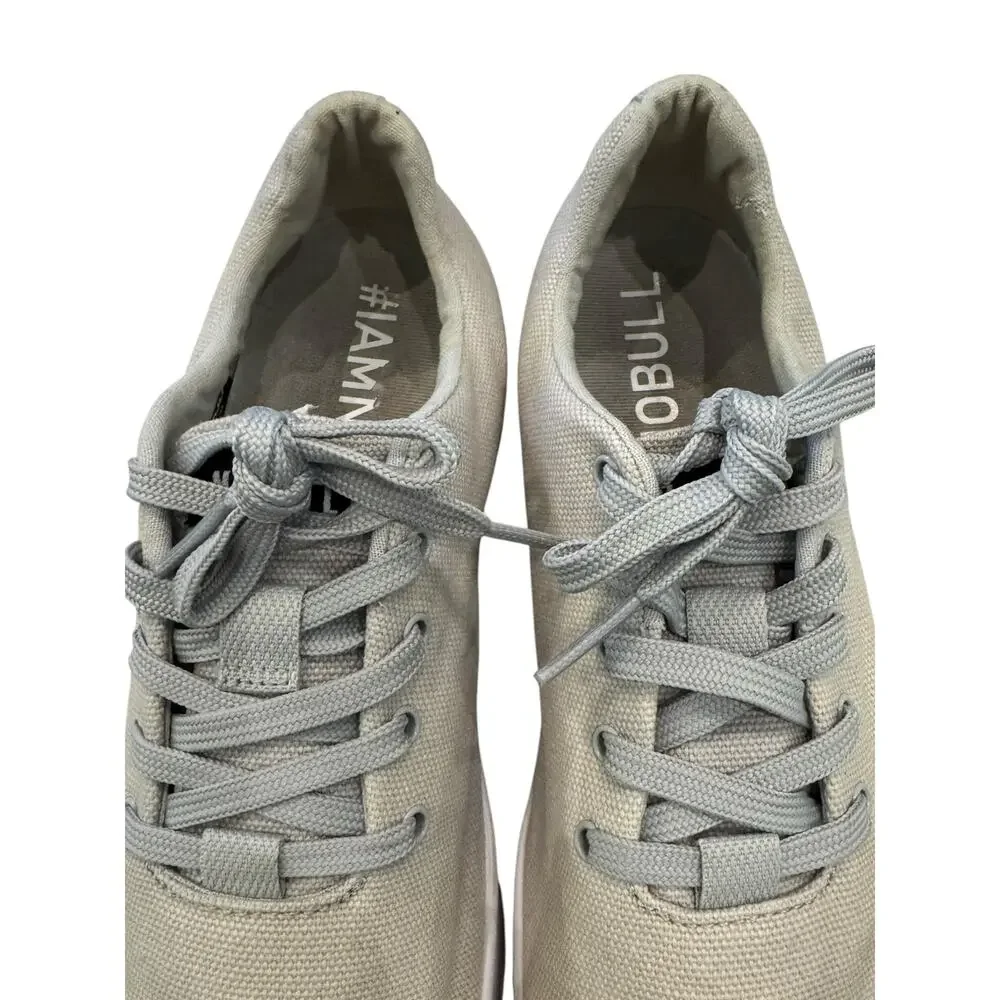 NOBULL Canvas Trainer Cream Ivory Training Shoes Women’s 9 Men’s 7.5